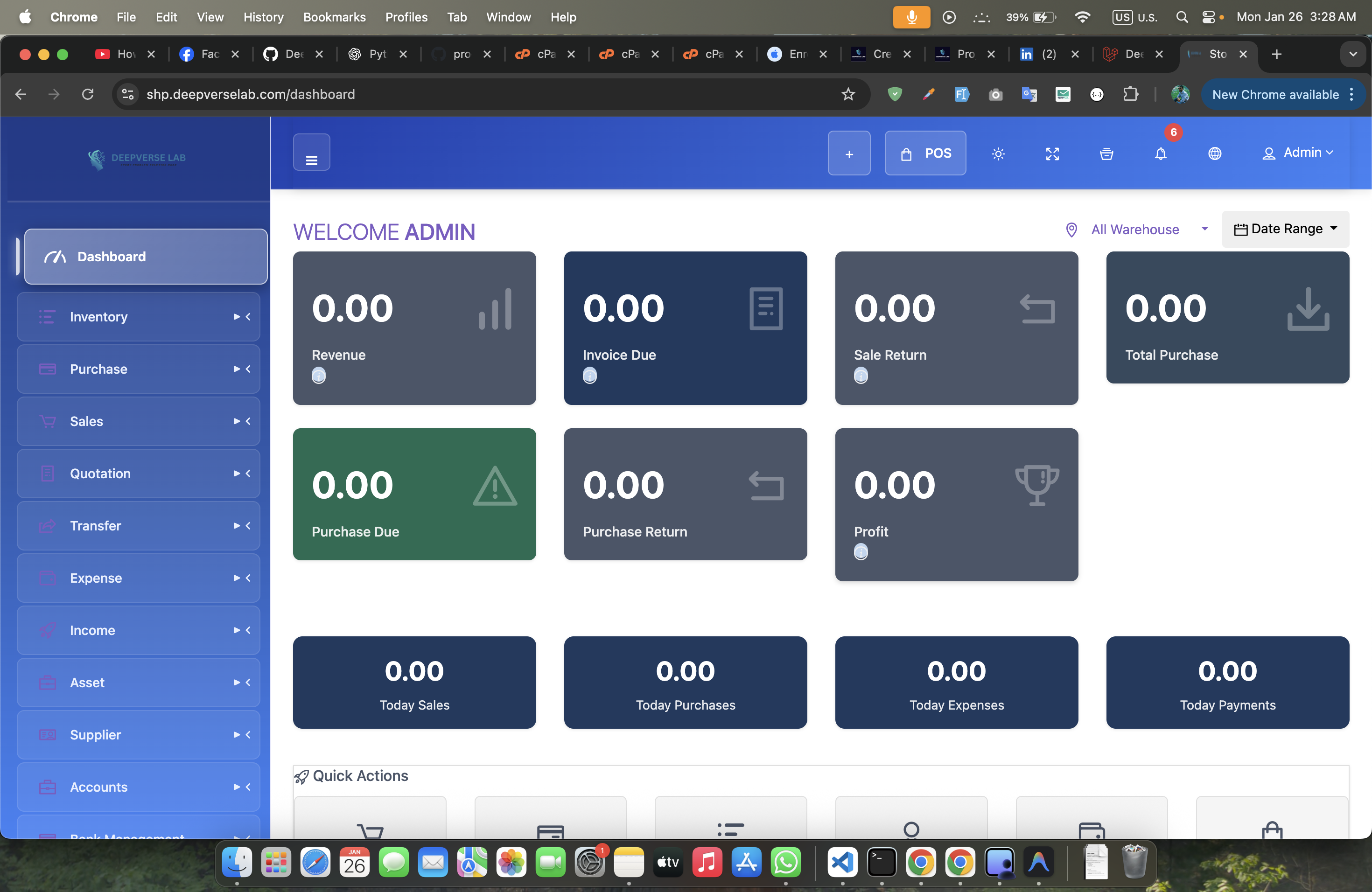 E-commerce Inventory Management, POS & ERP System